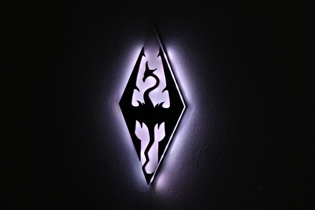 Φωτιστικό Τοίχου Skyrim Elder Scrolls Decor