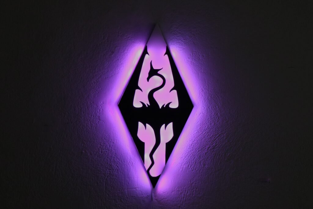 Φωτιστικό Τοίχου Skyrim Elder Scrolls Decor
