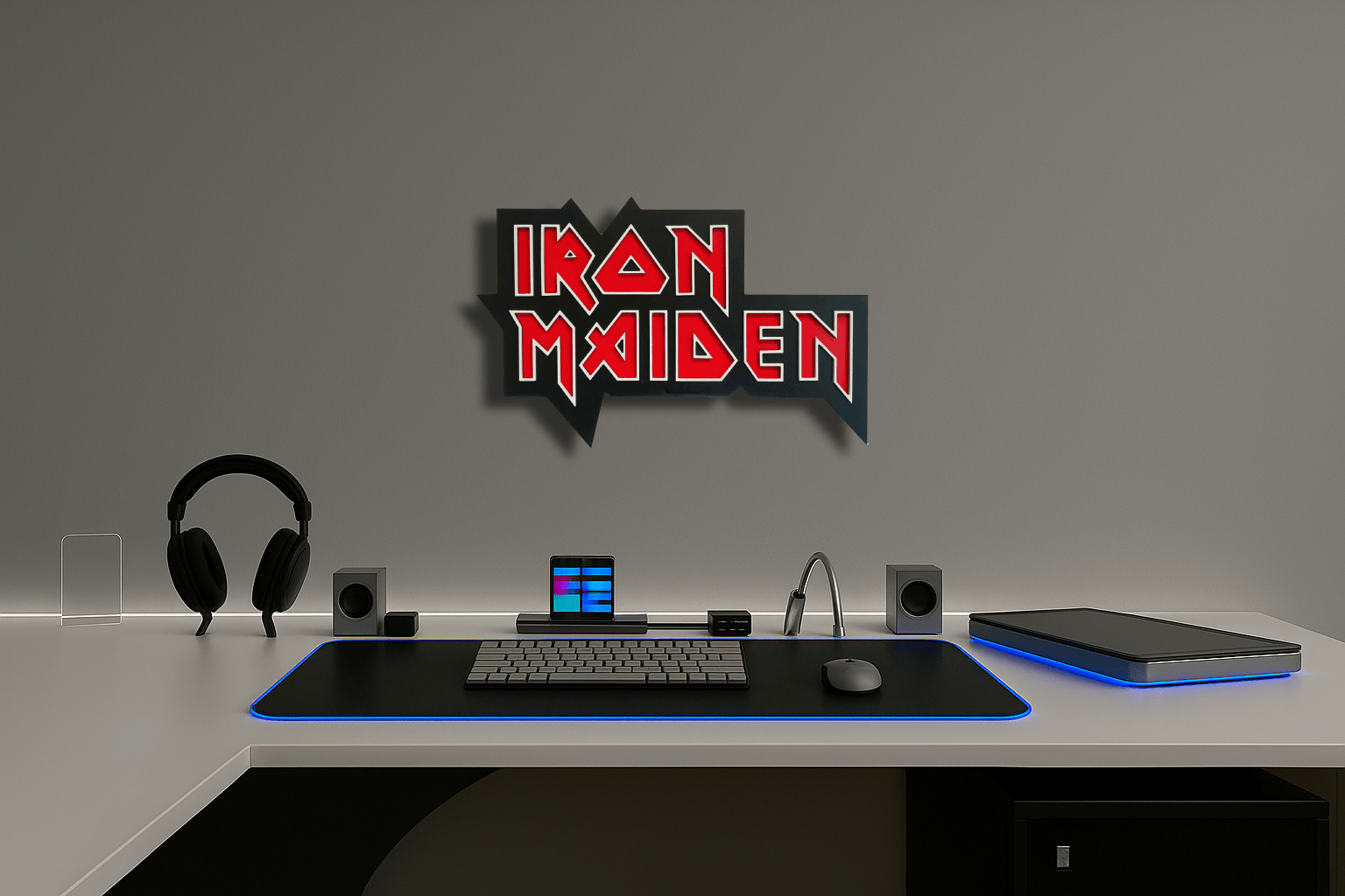 IRON MAIDEN LED LIGHT Φωτιστικo Τοιχου - Image 3