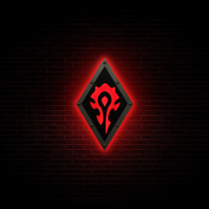 Φωτιστικο Τοιχου  World Of Warcraft Horde