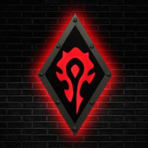 Φωτιστικο Τοιχου World Of Warcraft Horde