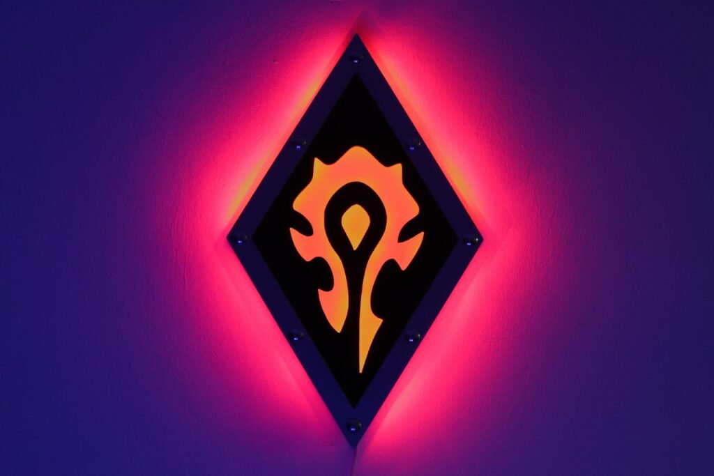 Φωτιστικο Τοιχου World Of Warcraft Horde