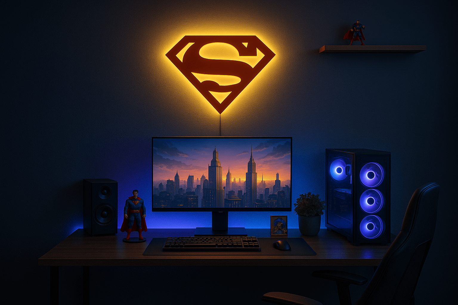 Superman Wall Light-Φωτιστικό Τοίχου - Image 4