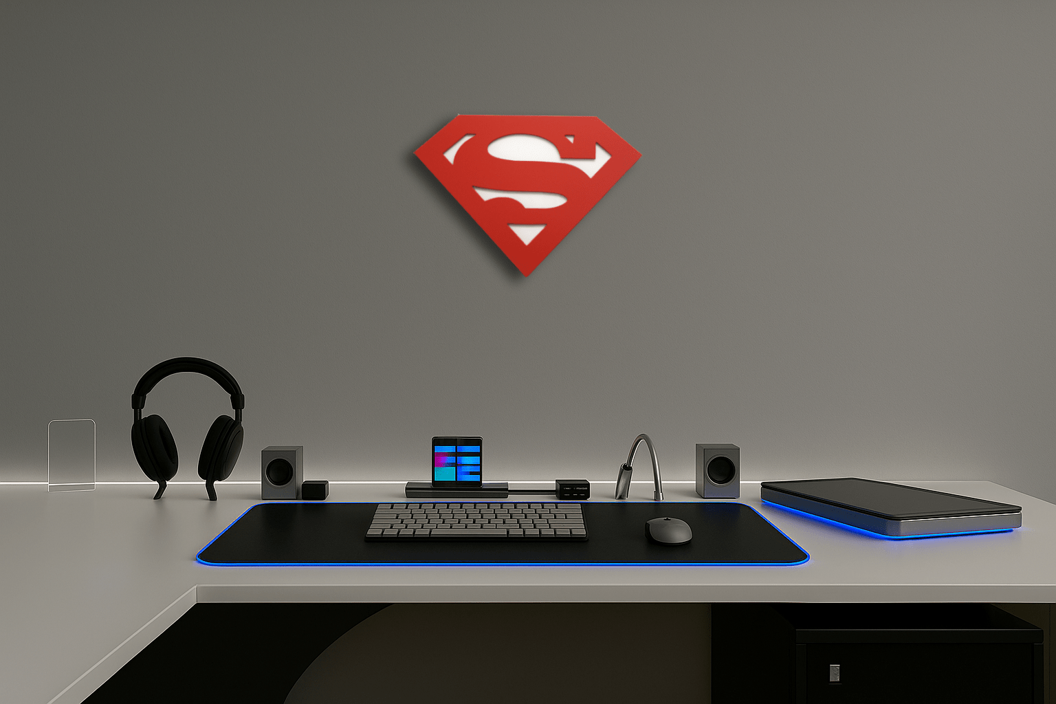 Superman Wall Light-Φωτιστικό Τοίχου - Image 3